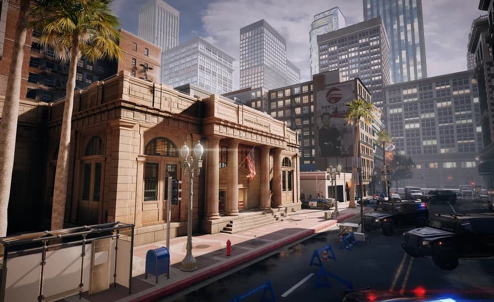 Bank exterior